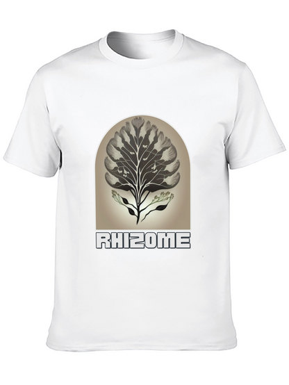 Rhizome Graphic Tee - Nature Inspired Unisex T-Shirt