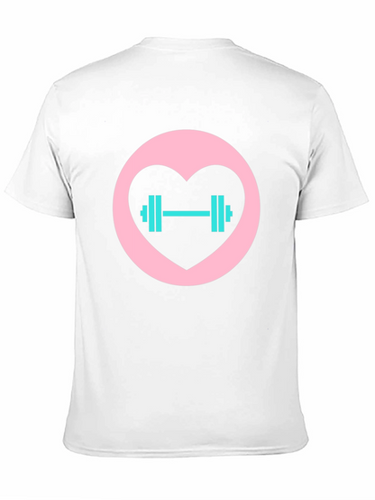 Fitness Heartbeat T-Shirt - Gym Lover Tee