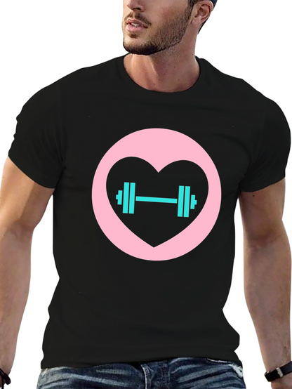 Fitness Heartbeat T-Shirt - Gym Lover Tee