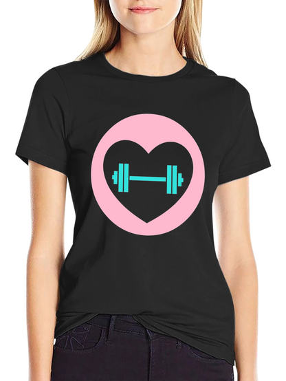 Fitness Heartbeat T-Shirt - Gym Lover Tee