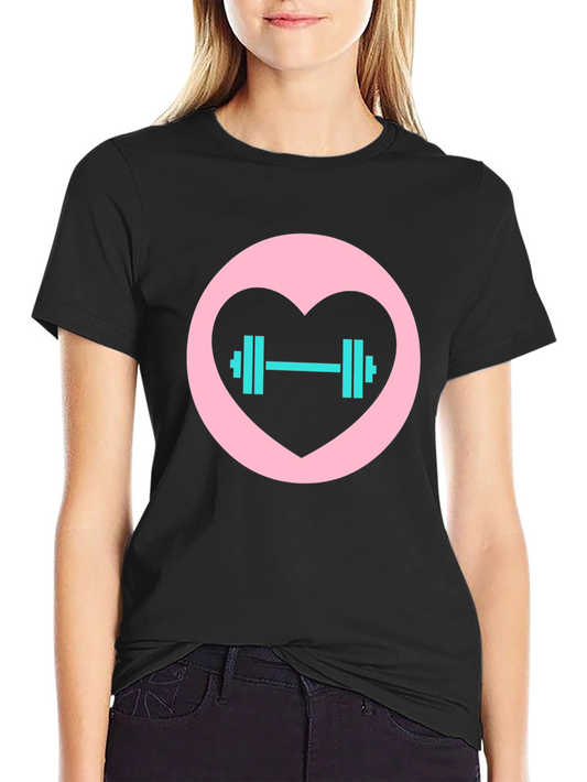 Fitness Heartbeat T-Shirt - Gym Lover Tee