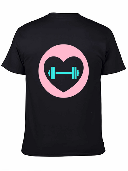 Fitness Heartbeat T-Shirt - Gym Lover Tee