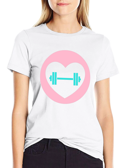 Fitness Heartbeat T-Shirt - Gym Lover Tee