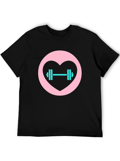 Fitness Heartbeat T-Shirt - Gym Lover Tee