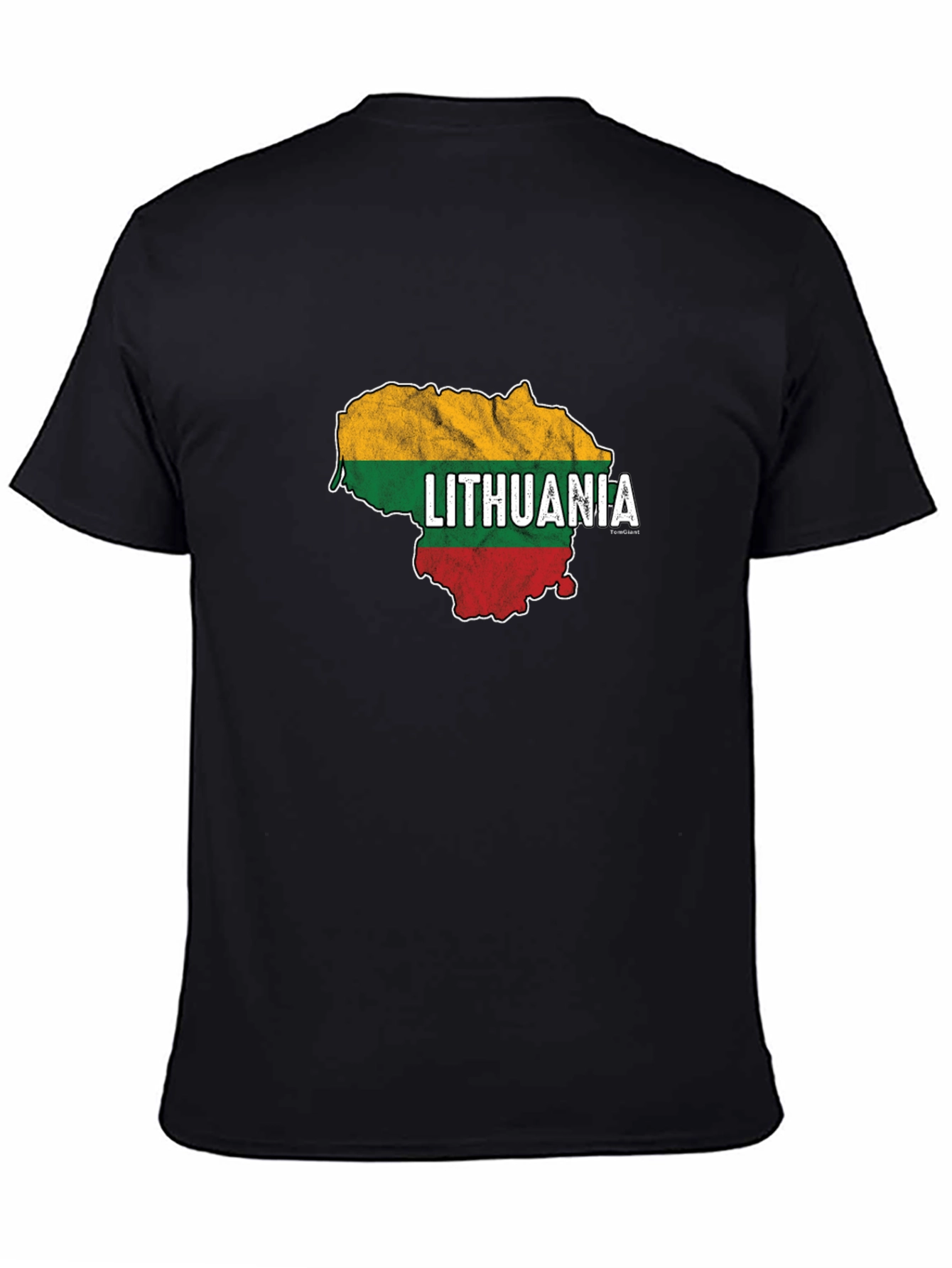 Lithuania Flag Map T-Shirt