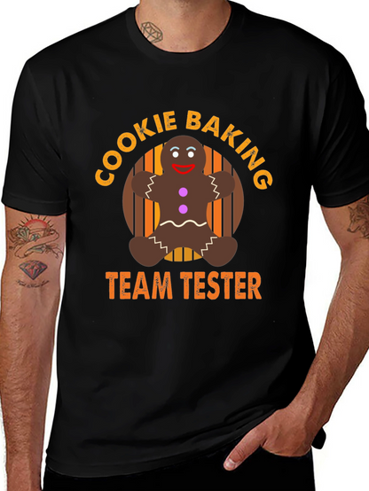 Cookie Baking Team Tester Novelty Graphic Tee