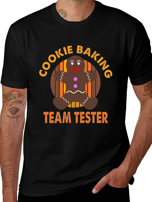 Cookie Baking Team Tester Novelty Graphic Tee