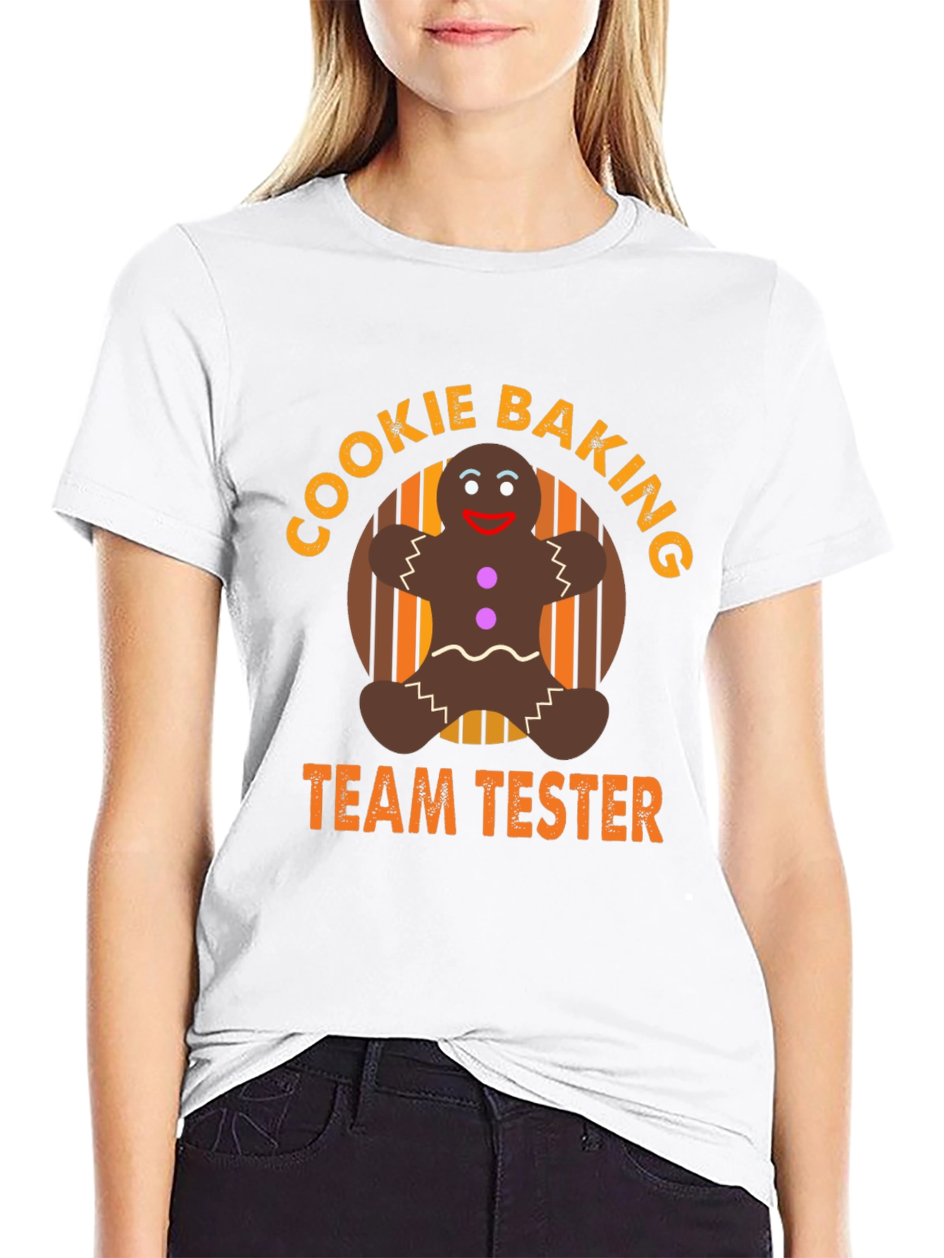 Cookie Baking Team Tester Novelty Graphic Tee