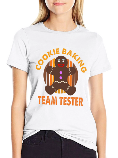 Cookie Baking Team Tester Novelty Graphic Tee
