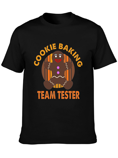 Cookie Baking Team Tester Novelty Graphic Tee
