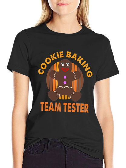 Cookie Baking Team Tester Novelty Graphic Tee