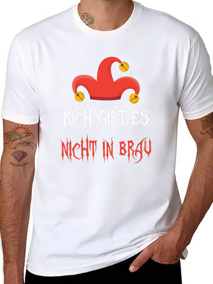 Mich Gibt Es Nicht In Brau Graphic T-Shirt