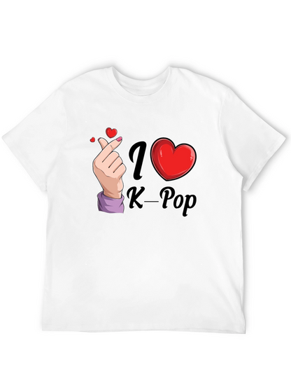 I Heart K-Pop Black T-Shirt