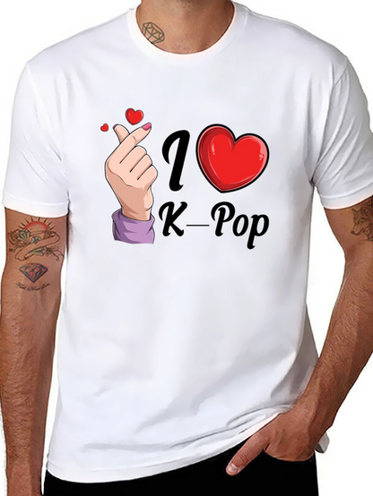 I Heart K-Pop Black T-Shirt