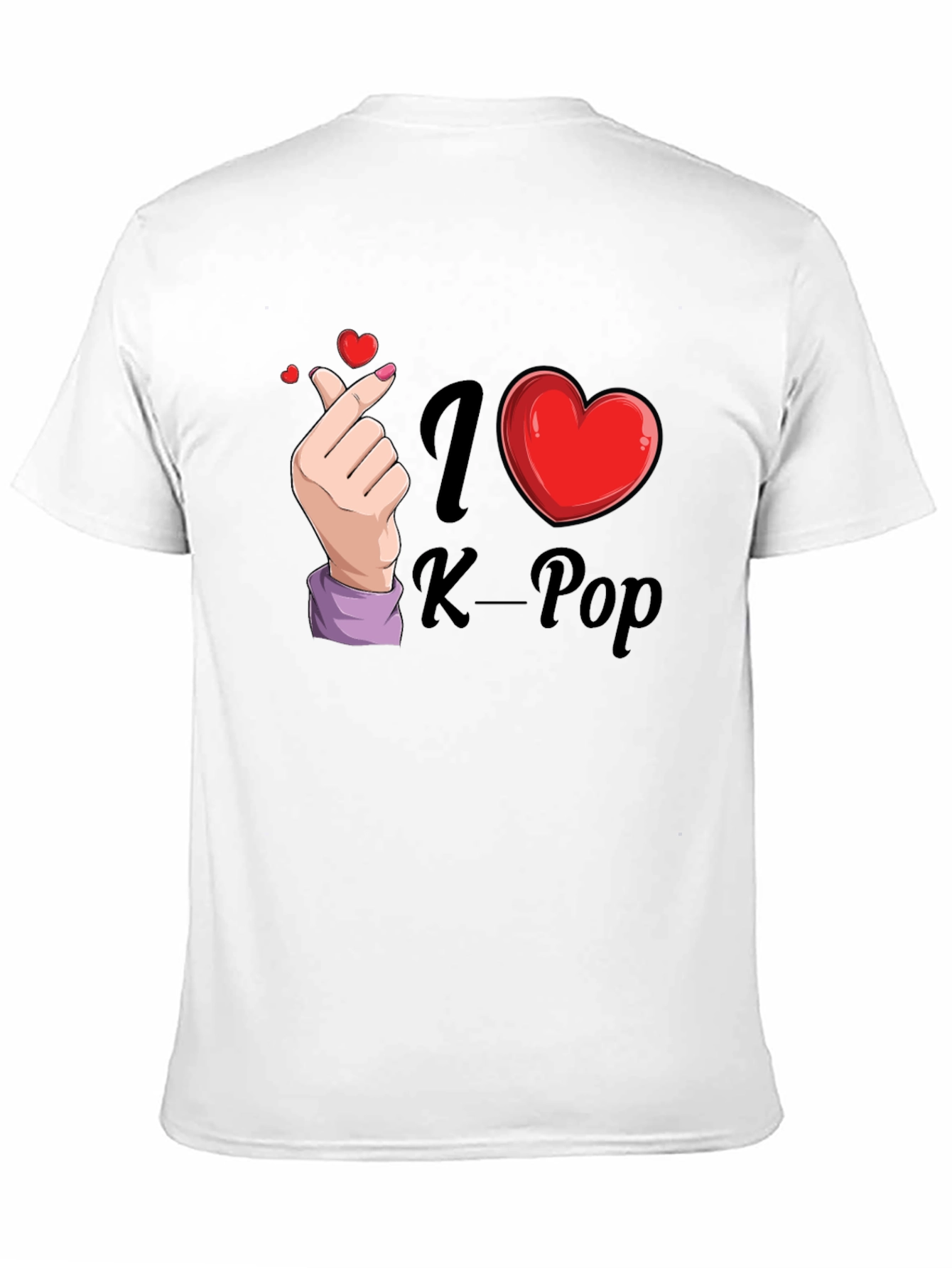 I Heart K-Pop Black T-Shirt