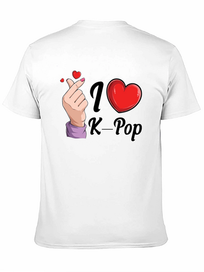 I Heart K-Pop Black T-Shirt