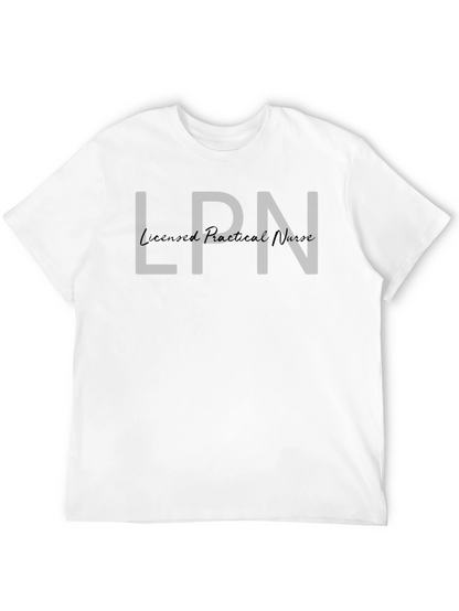 LPN Licensed Practical Nurse Black T-Shirt