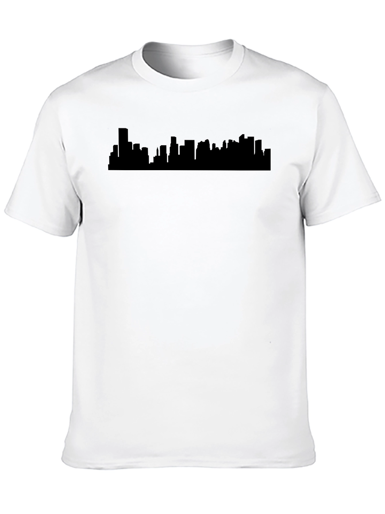 Cityscape Silhouette Tee - Modern Urban Style