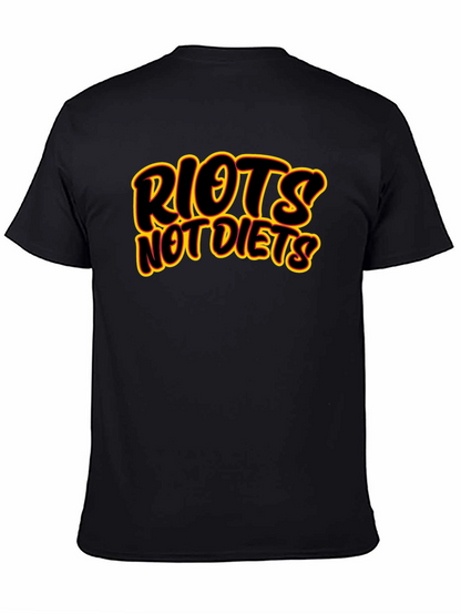 Riots Not Diets Graphic T-Shirt - Bold Statement Tee