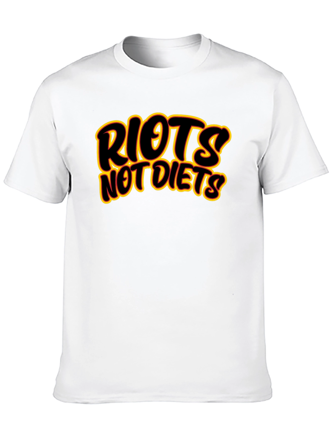 Riots Not Diets Graphic T-Shirt - Bold Statement Tee