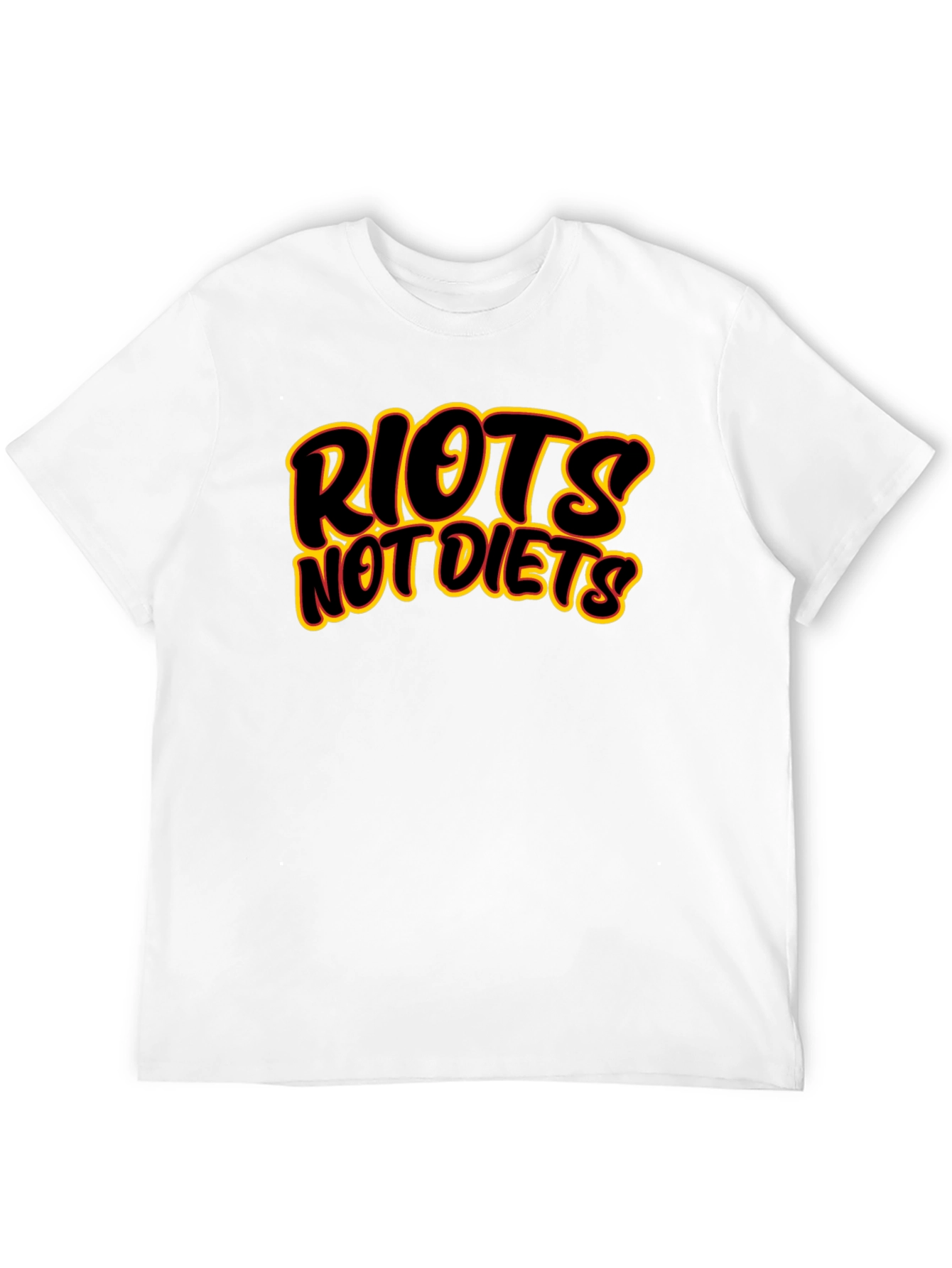 Riots Not Diets Graphic T-Shirt - Bold Statement Tee