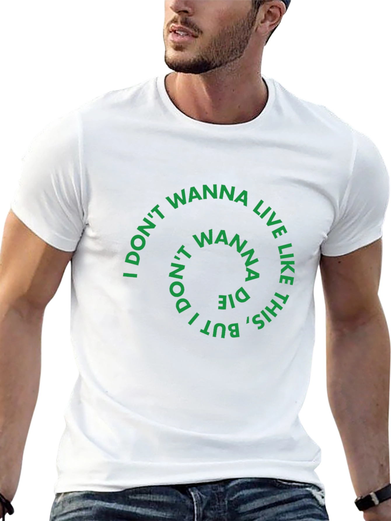 I Dont Wanna Live Like This Graphic Tee