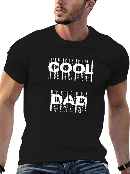 Cool Dad Graphic T-Shirt - Black