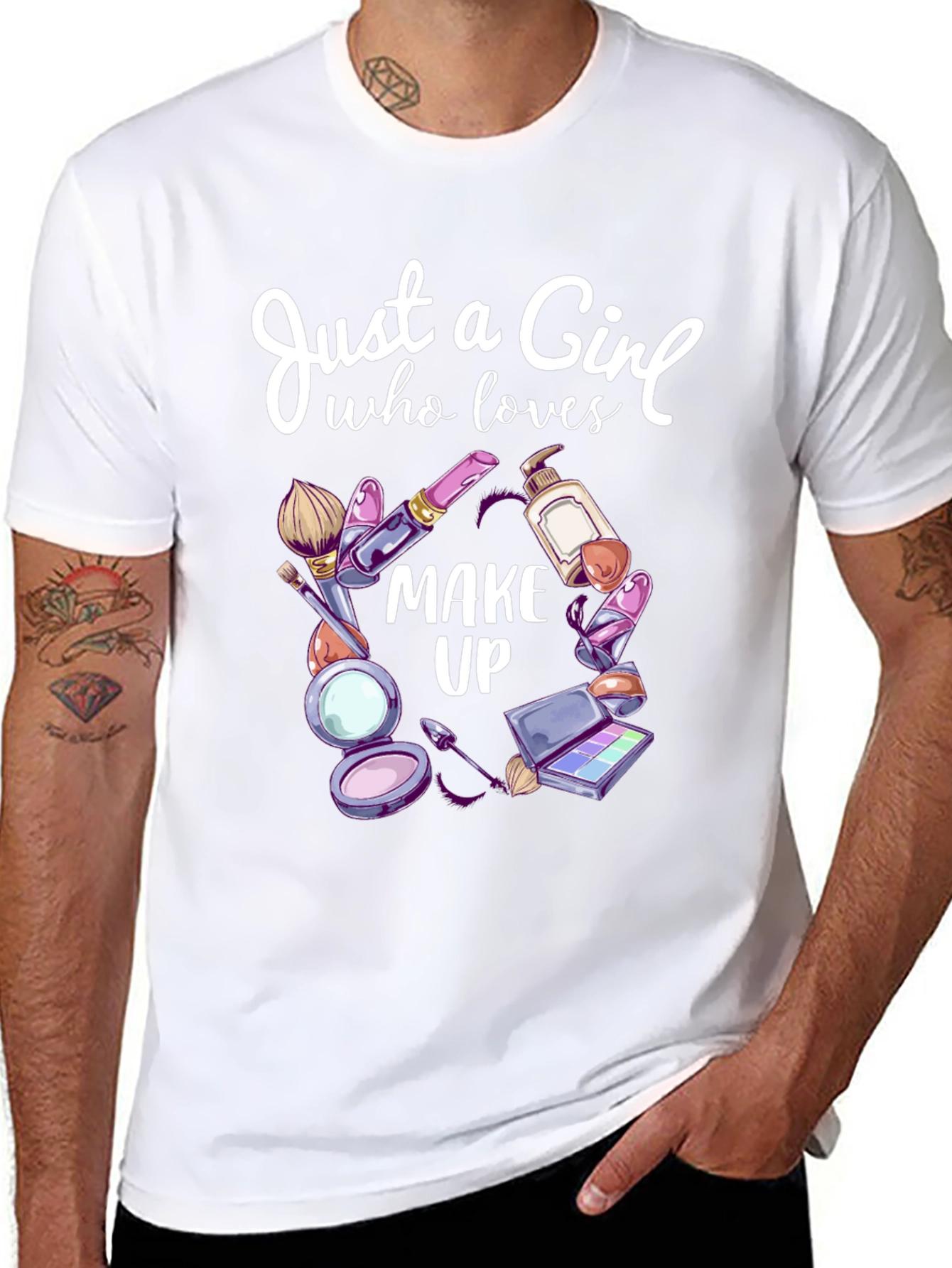 Just a Girl Who Loves Makeup T-Shirt