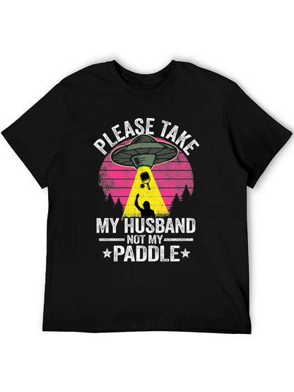 Funny Pickleball UFO Abduction T-Shirt