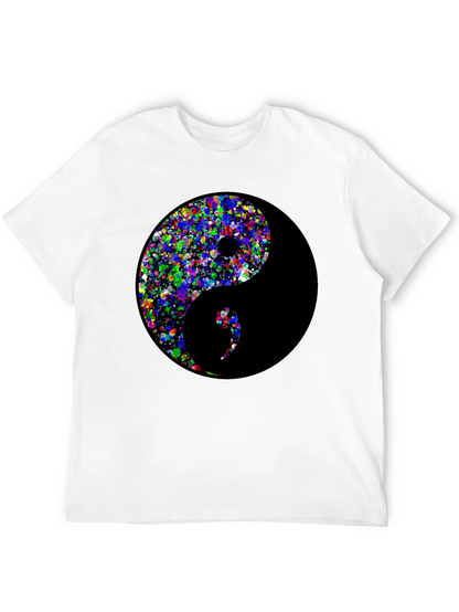 Yin Yang Splatter T-Shirt - Balance Style