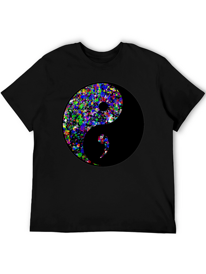 Yin Yang Splatter T-Shirt - Balance Style