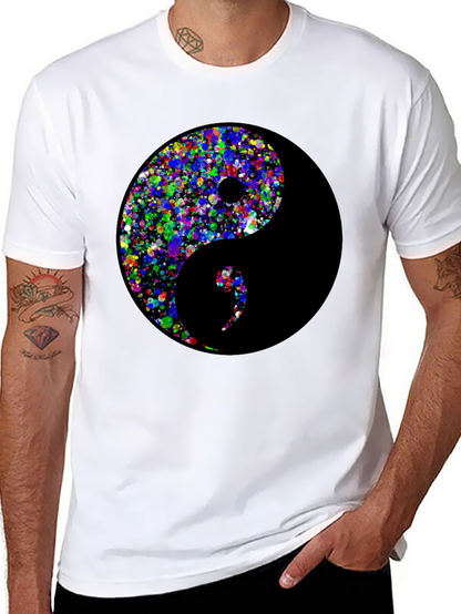 Yin Yang Splatter T-Shirt - Balance Style