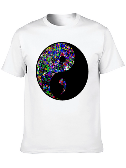 Yin Yang Splatter T-Shirt - Balance Style
