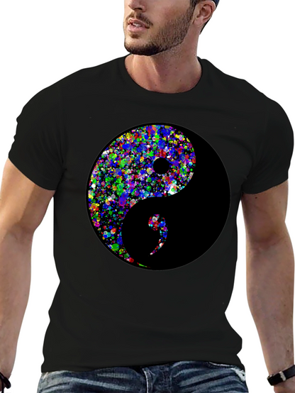 Yin Yang Splatter T-Shirt - Balance Style