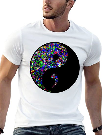 Yin Yang Splatter T-Shirt - Balance Style