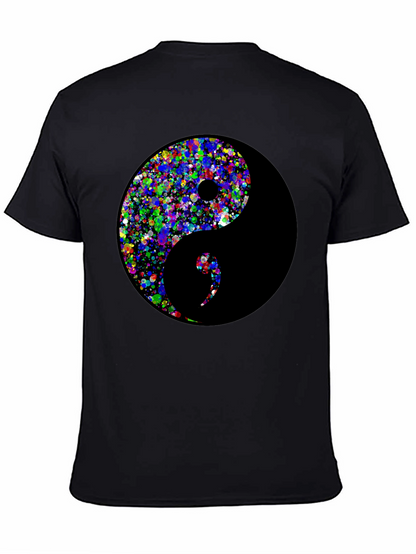 Yin Yang Splatter T-Shirt - Balance Style