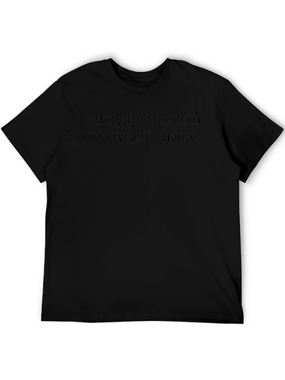 Safety for Freedom Mens Graphic Tee