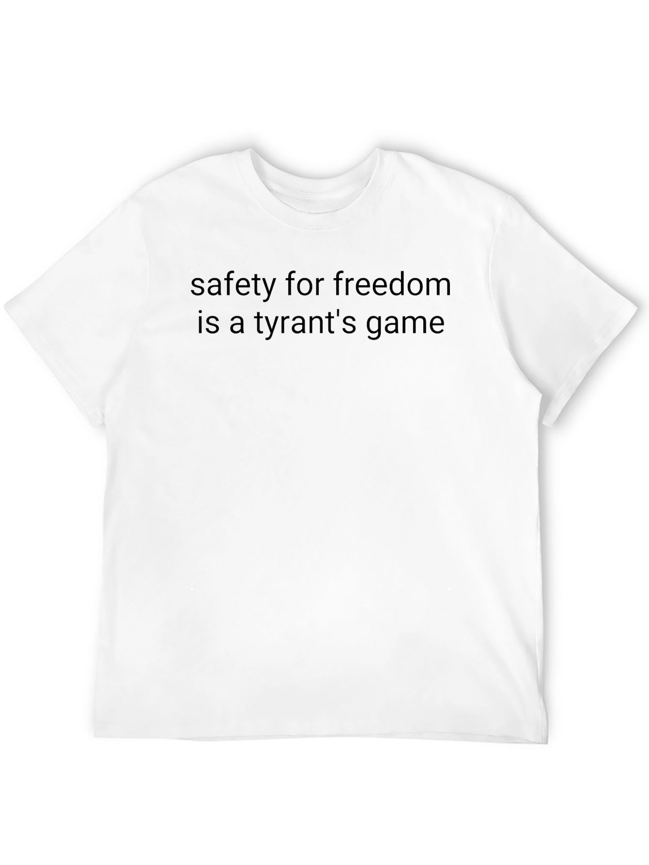 Safety for Freedom Mens Graphic Tee