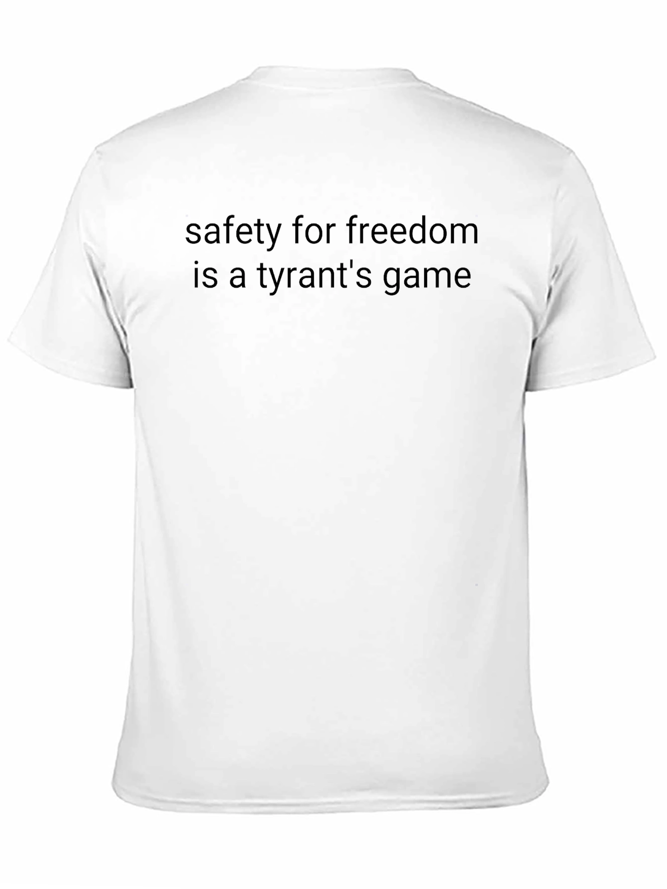 Safety for Freedom Mens Graphic Tee
