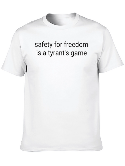 Safety for Freedom Mens Graphic Tee