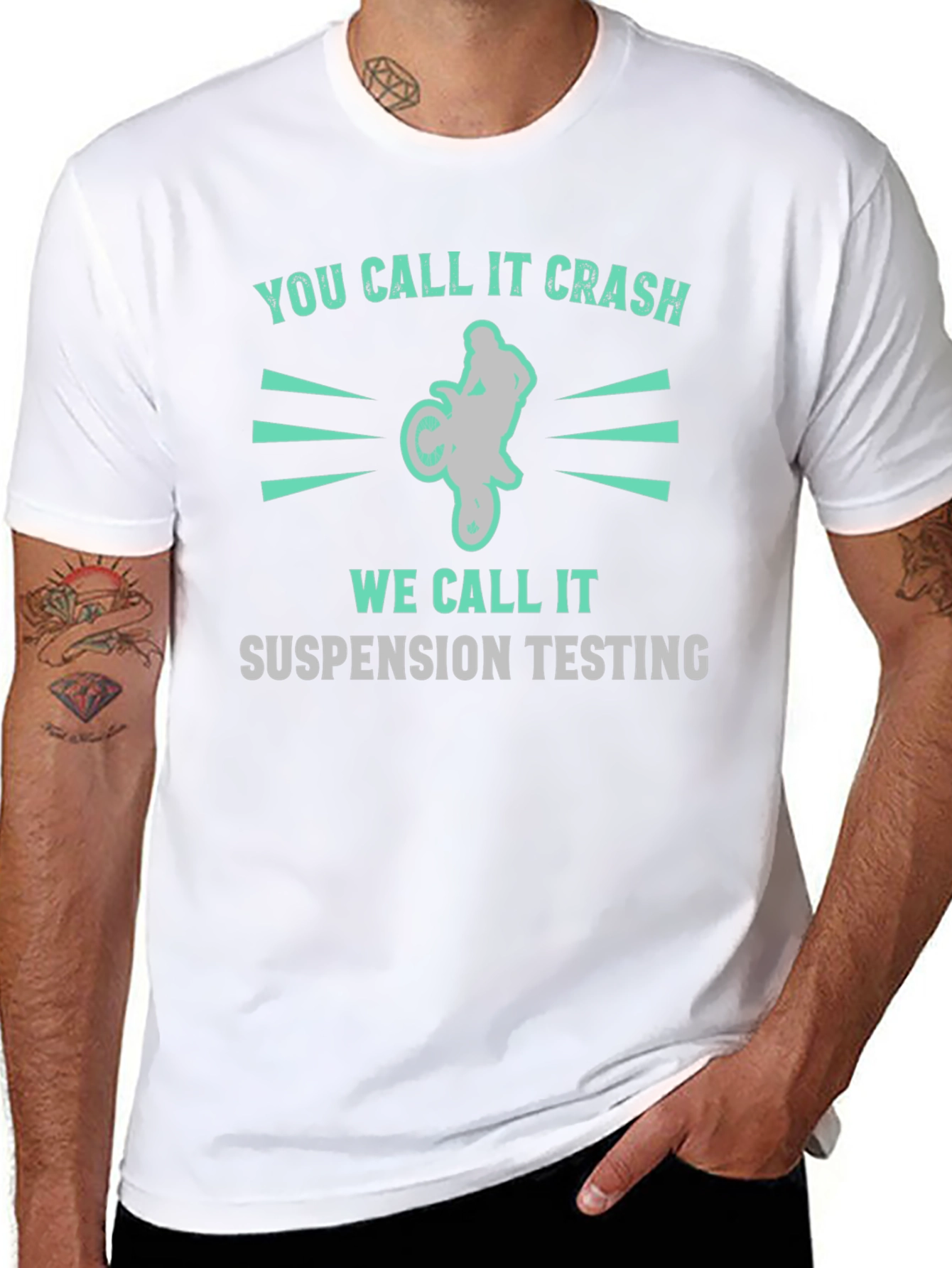 You Call It Crash Suspension Testing Funny Motocross T-Shirt
