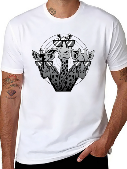 Giraffe Squad Graphic Tee - Cool & Quirky Style