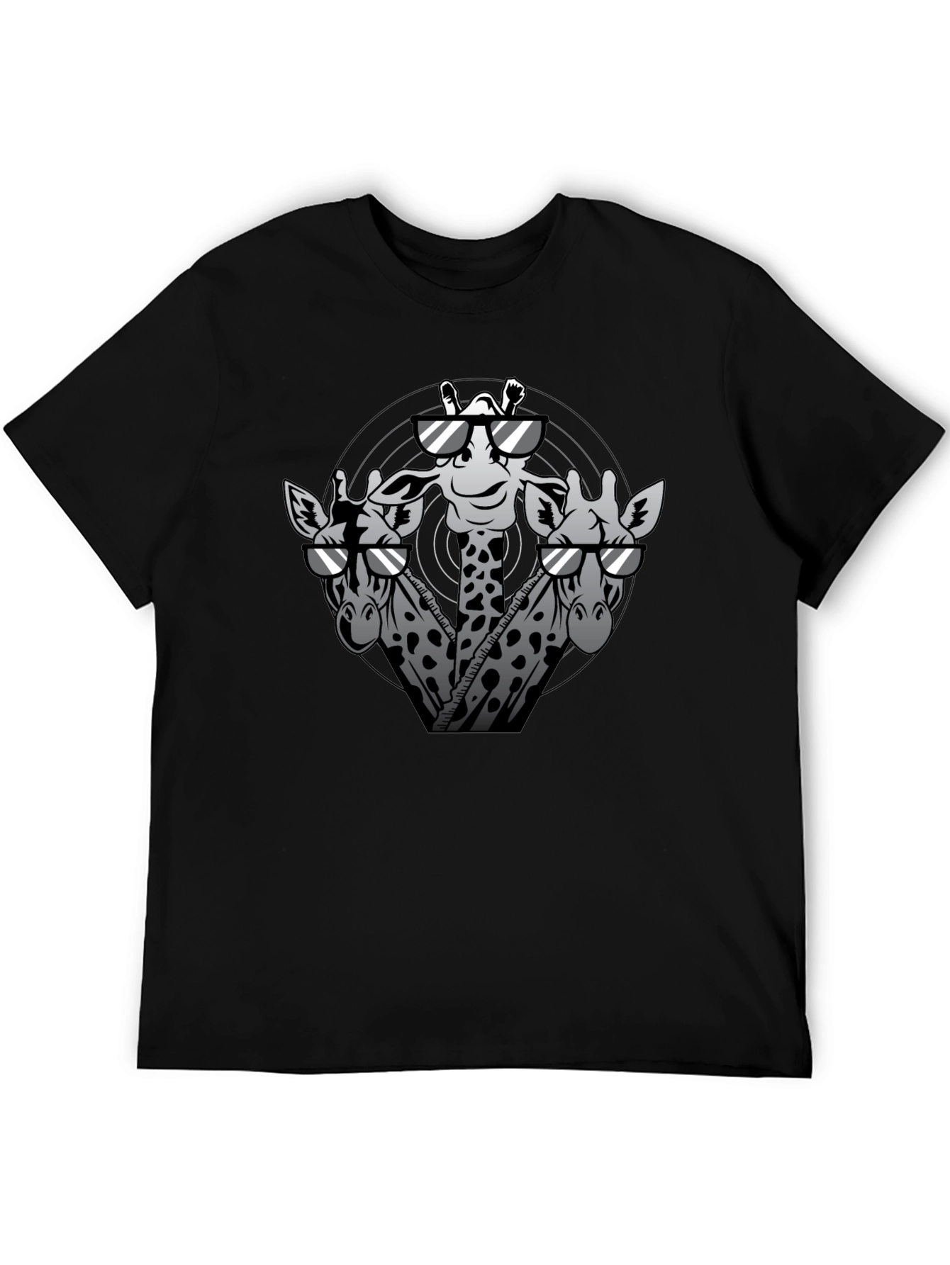 Giraffe Squad Graphic Tee - Cool & Quirky Style