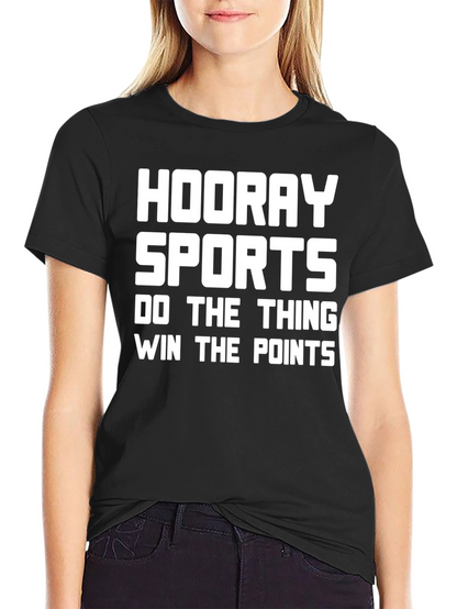 Hooray Sports Tee - Funny Athletic T-Shirt