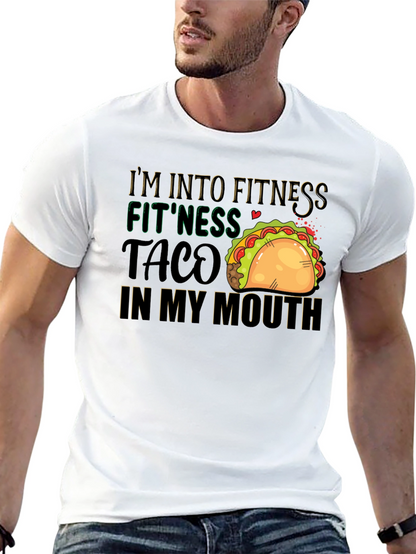 Fitness Taco T-Shirt: Humorous Foodie Workout Tee