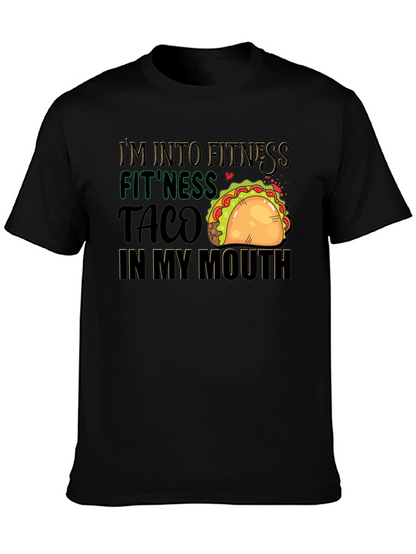 Fitness Taco T-Shirt: Humorous Foodie Workout Tee