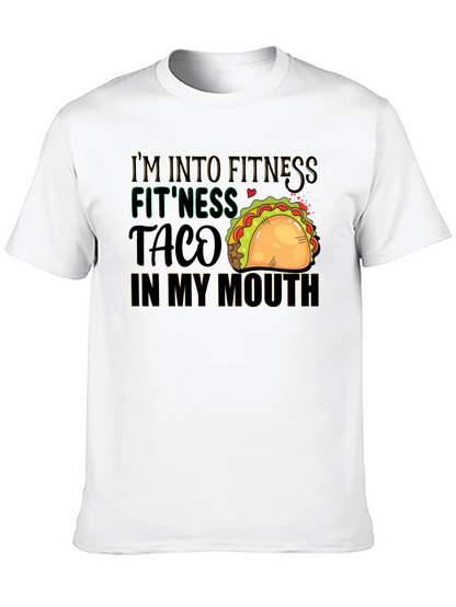 Fitness Taco T-Shirt: Humorous Foodie Workout Tee