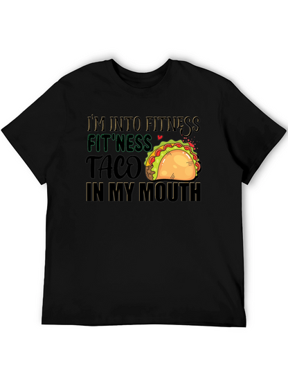 Fitness Taco T-Shirt: Humorous Foodie Workout Tee