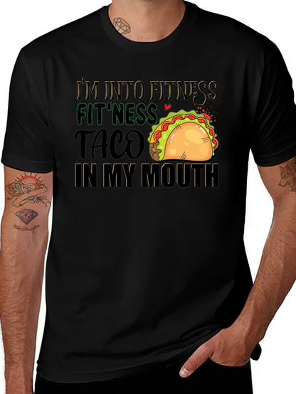 Fitness Taco T-Shirt: Humorous Foodie Workout Tee
