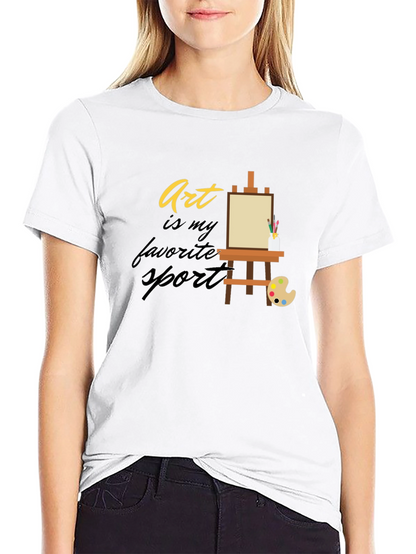 Art is My Favorite Sport T-Shirt